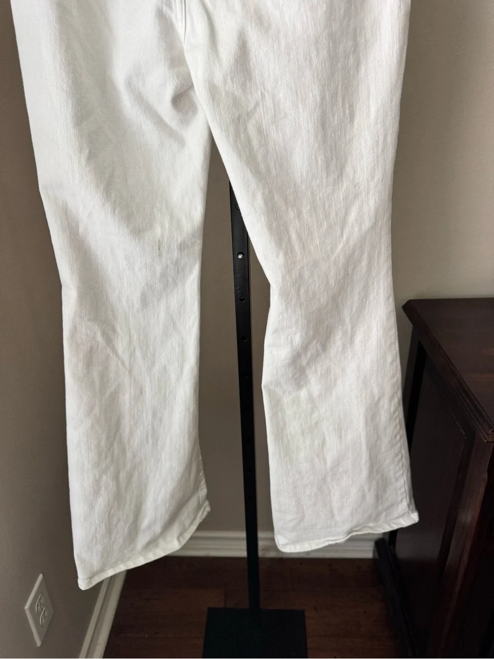 We The Free Jayde High-Rise White Flare Jeans - Picture 8 of 8